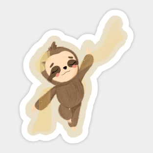 dancing sloth Sticker